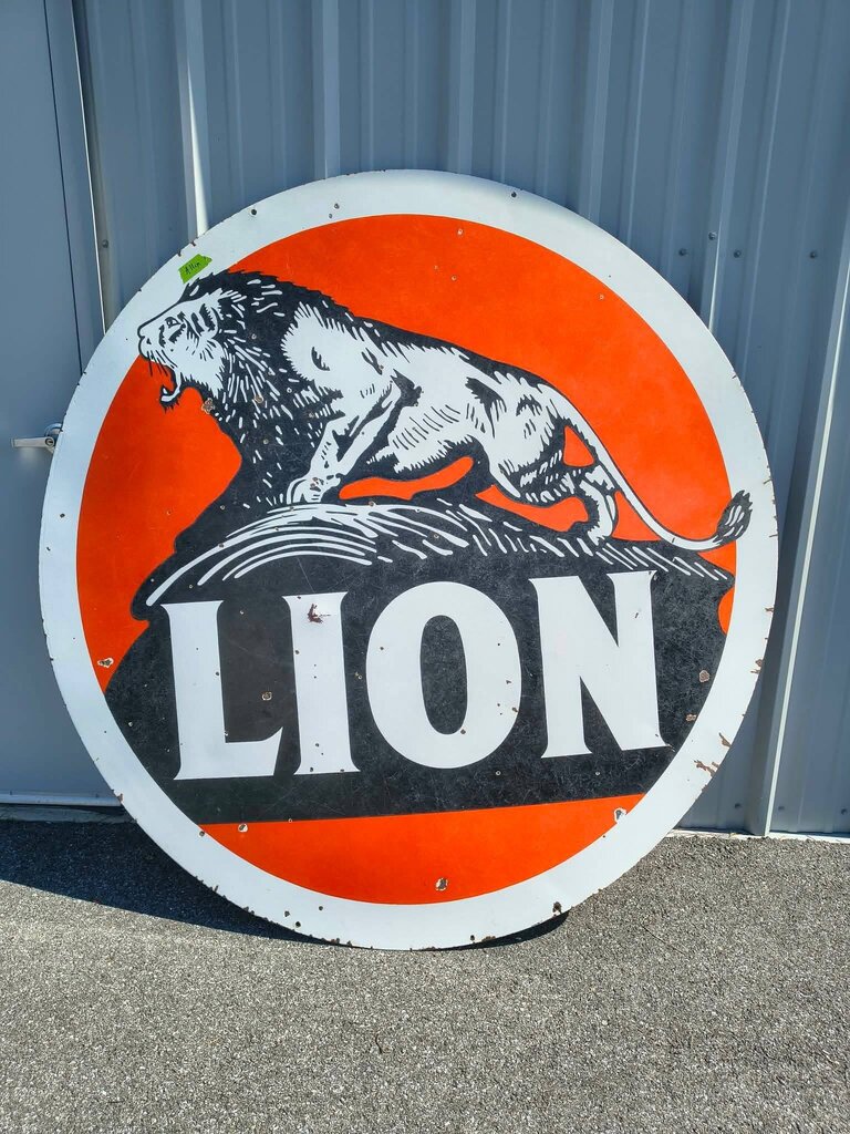 6' Lion Sign "On The Rock"