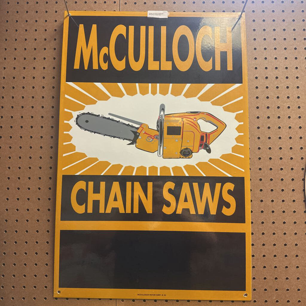 McCulloch Chain Saw