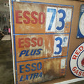 ESSO Gasoline Price Sign Original