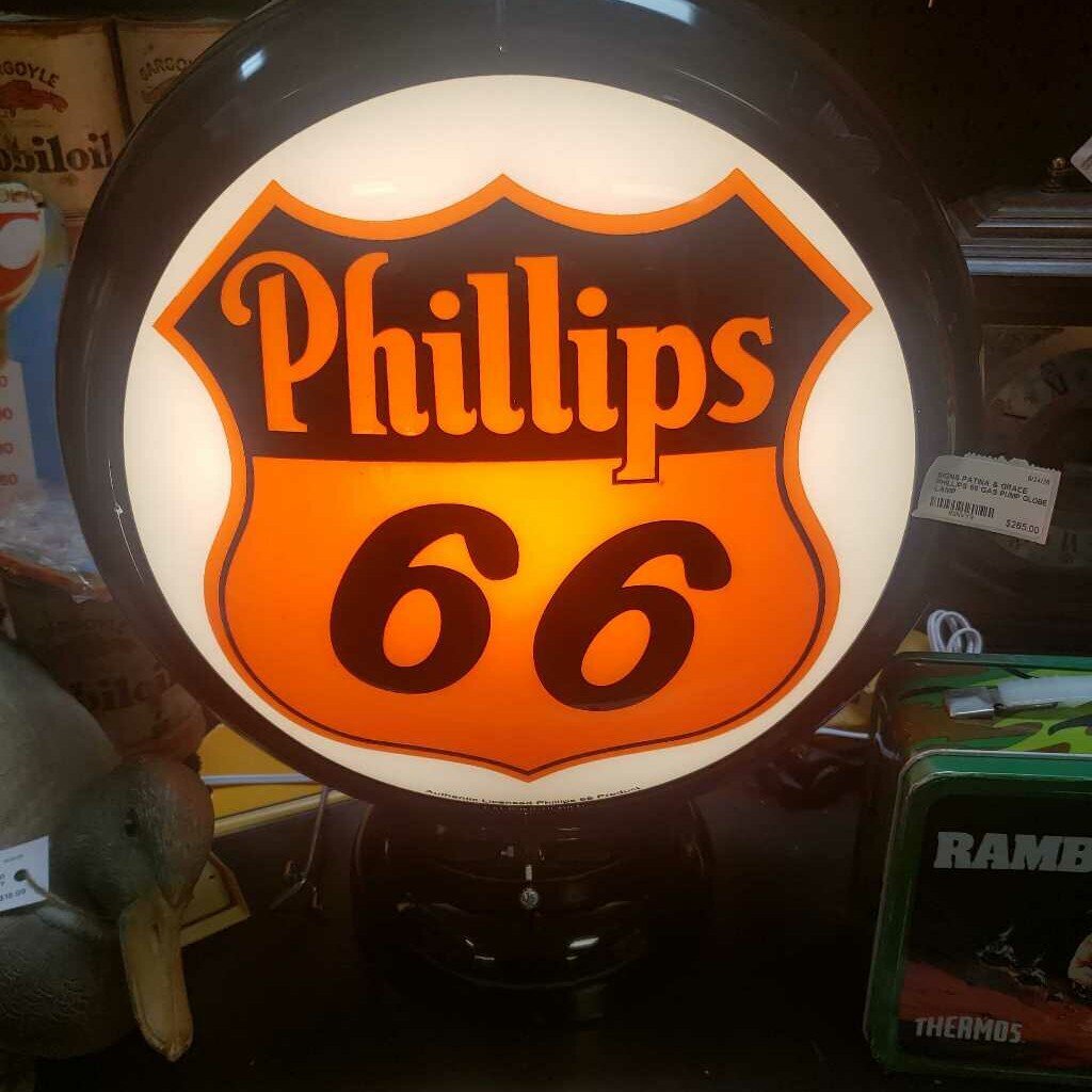PHILLIPS 66 GAS PUMP GLOBE LAMP