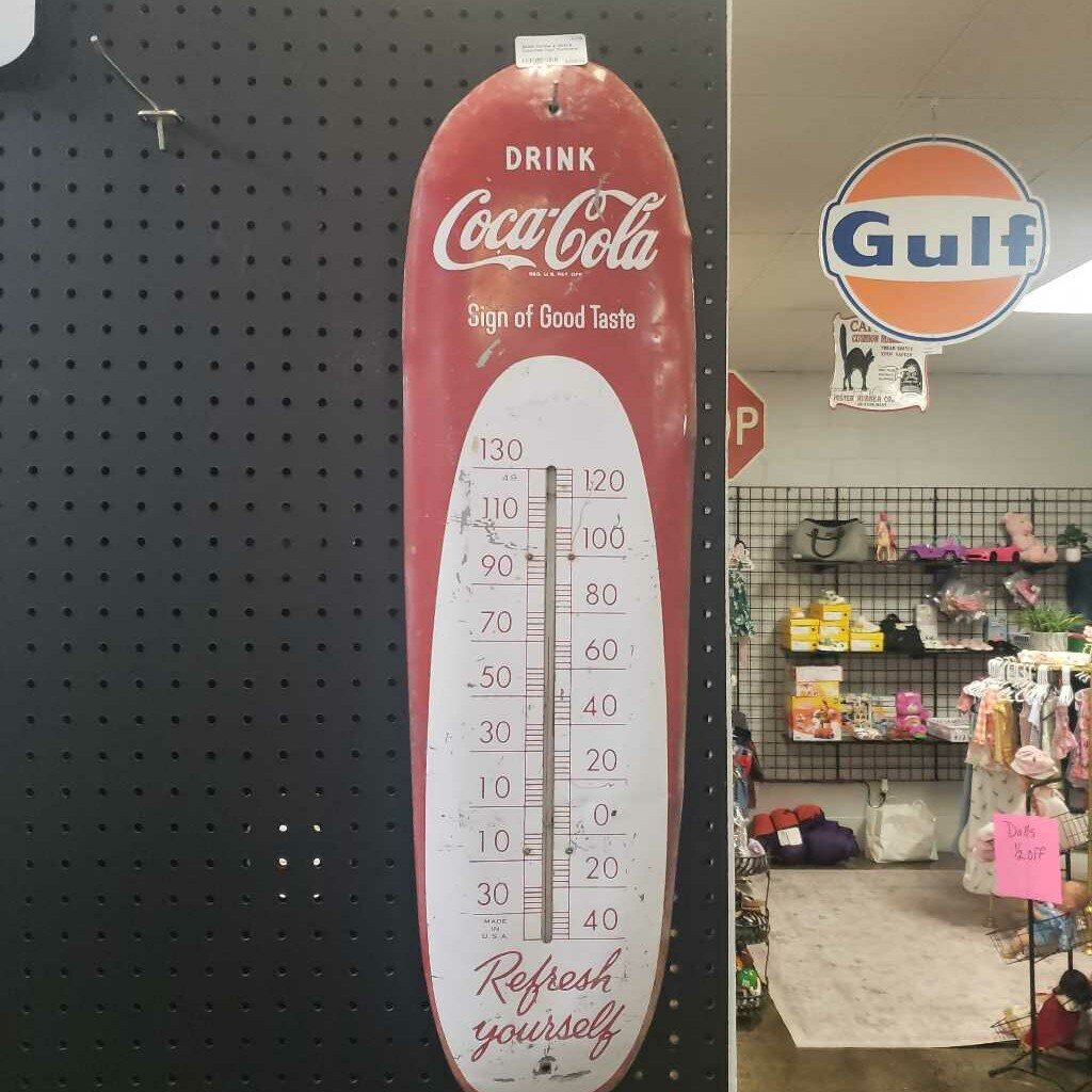 Coca-Cola Cigar Therometer
