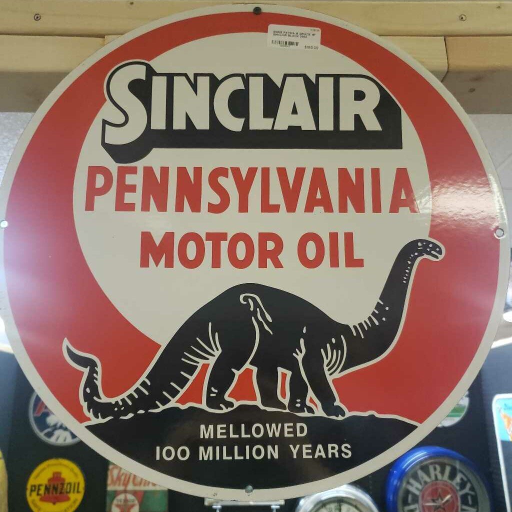 18" SINCLAIR BLACK DINO