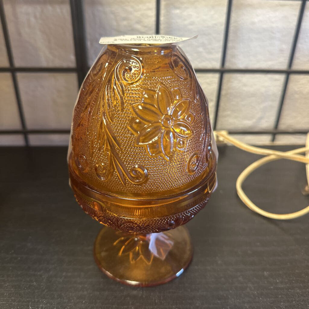 Indian Glass Tiara (Amber) Fairy Lamp
