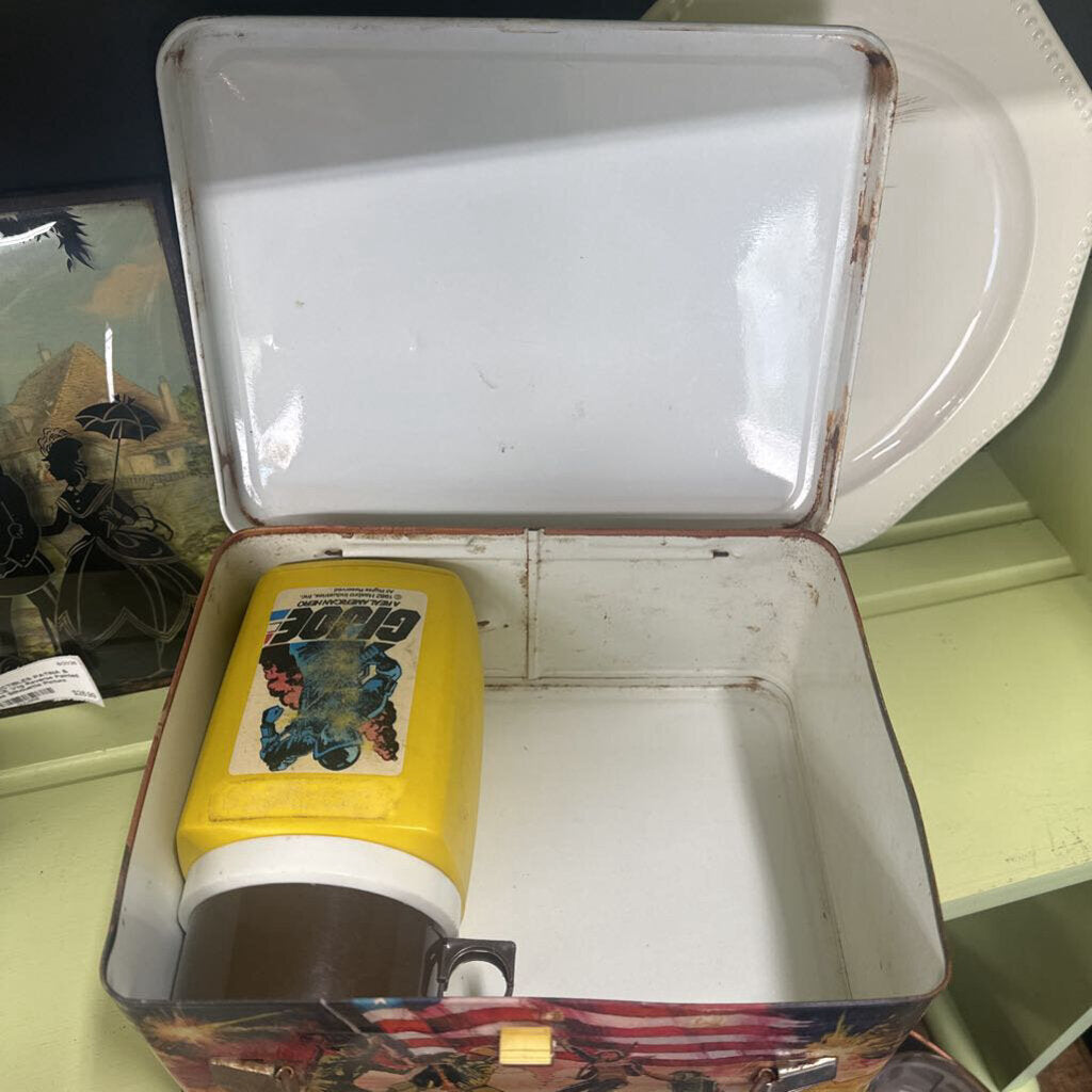 G.I. Joe Lunch box with Thermos