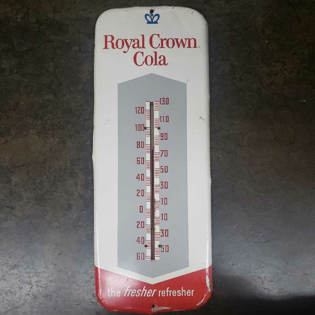 Royal Crown Cola Thermometer "White"