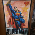 Superman Comic Book Poster
