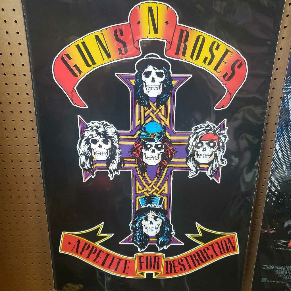 Guns N Roses Appetite For Destruction Poster
