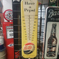 Pepsi Embossed Thermometer Yellow